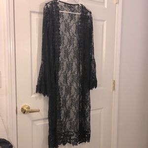Black Lace Duster